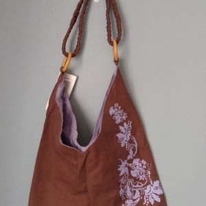 Plum and Violet Purse New with Magnetic Closure Handbag Shoulder Bag